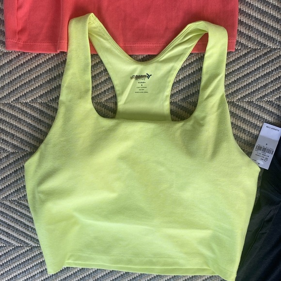 4 old navy bra longline cloud active tops ruffle tank small NWT power press - Picture 12 of 14